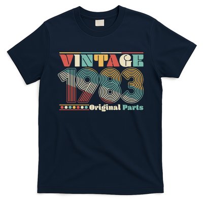 Retro 60s 70s Style Vintage 1983 Original Parts 40th Birthday T-Shirt
