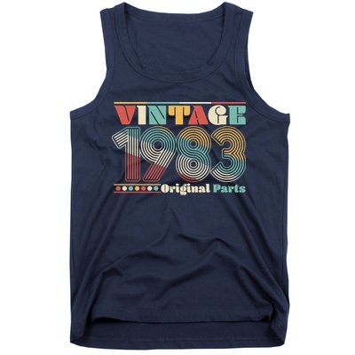 Retro 60s 70s Style Vintage 1983 Original Parts 40th Birthday Tank Top