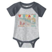 Retro 60s 70s Style Vintage 1983 Original Parts 40th Birthday Infant Baby Jersey Bodysuit