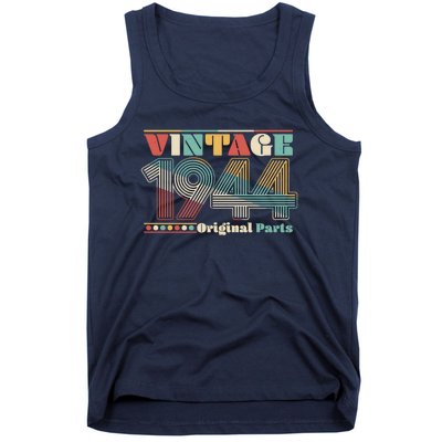 Retro 60s 70s Style Vintage 1944 Original Parts 80th Birthday Tank Top