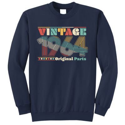 Retro 60s 70s Style Vintage 1964 Original Parts 60th Birthday Sweatshirt