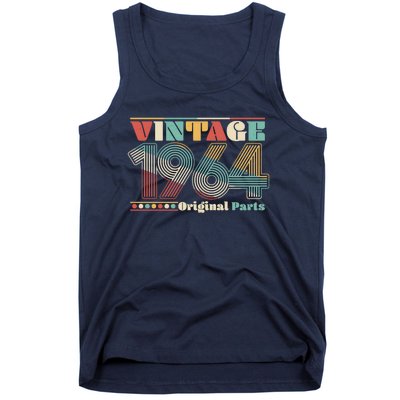 Retro 60s 70s Style Vintage 1964 Original Parts 60th Birthday Tank Top