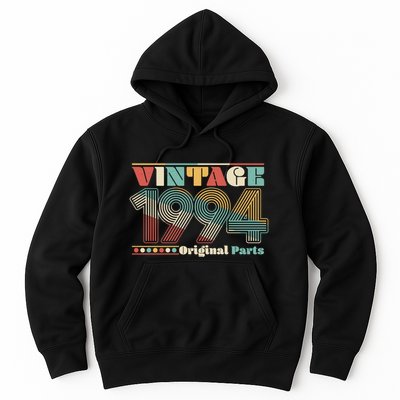 Retro 60s 70s Style Vintage 1994 Original Parts 30th Birthday Hoodie