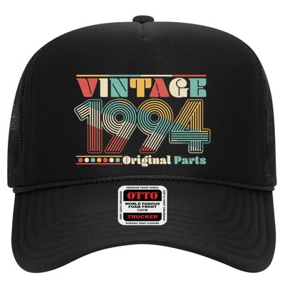 Retro 60s 70s Style Vintage 1994 Original Parts 30th Birthday Trucker Hat