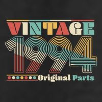 Retro 60s 70s Style Vintage 1994 Original Parts 30th Birthday Trucker Hat