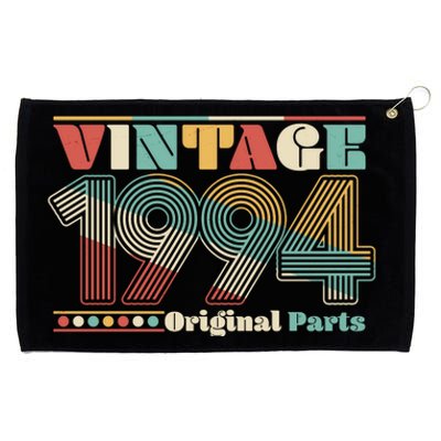 Retro 60s 70s Style Vintage 1994 Original Parts 30th Birthday Grommeted Golf Towel