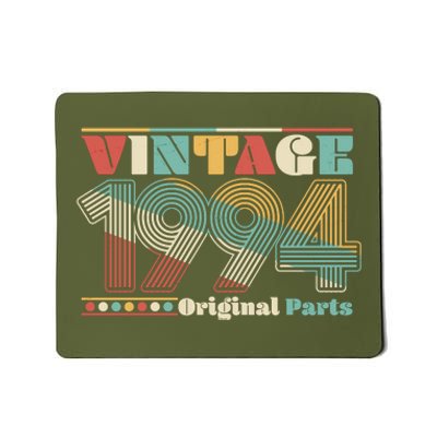 Retro 60s 70s Style Vintage 1994 Original Parts 30th Birthday Mousepad