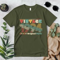 Retro 60s 70s Style Vintage 1994 Original Parts 30th Birthday Premium T-Shirt