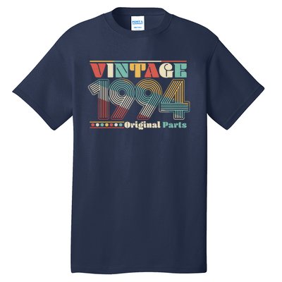 Retro 60s 70s Style Vintage 1994 Original Parts 30th Birthday Tall T-Shirt