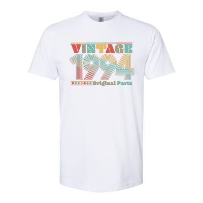 Retro 60s 70s Style Vintage 1994 Original Parts 30th Birthday Softstyle CVC T-Shirt