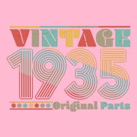 Retro 60s 70s Style Vintage 1935 Original Parts 90th Birthday Baby Bodysuit