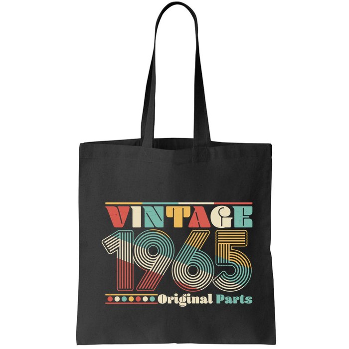 Retro 60s 70s Style Vintage 1965 Original Parts 60th Birthday Bag