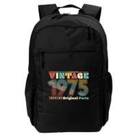 Retro 60s 70s Style Vintage 1975 Original Parts 50th Birthday Backpack
