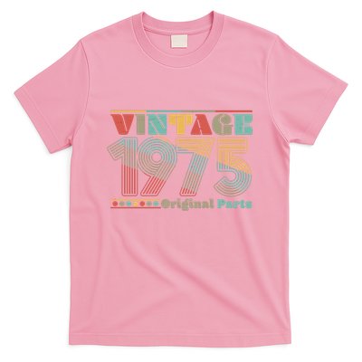 Retro 60s 70s Style Vintage 1975 Original Parts 50th Birthday T-Shirt