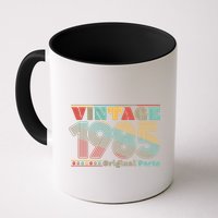 Retro 60s 70s Style Vintage 1985 Original Parts 40th Birthday Mug