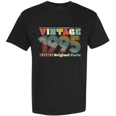 Retro 60s 70s Style Vintage 1995 Original Parts 30th Birthday Garment-Dyed Heavyweight T-Shirt