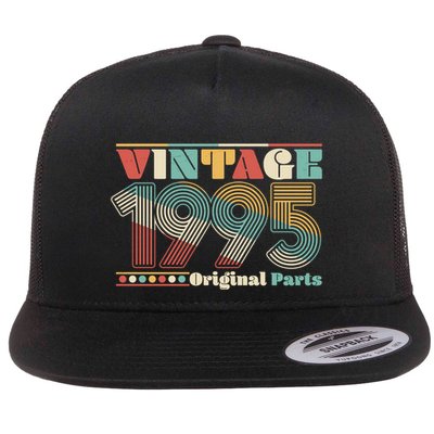 Retro 60s 70s Style Vintage 1995 Original Parts 30th Birthday Flatbill Hat