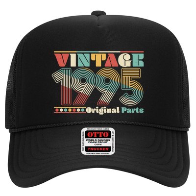 Retro 60s 70s Style Vintage 1995 Original Parts 30th Birthday Trucker Hat