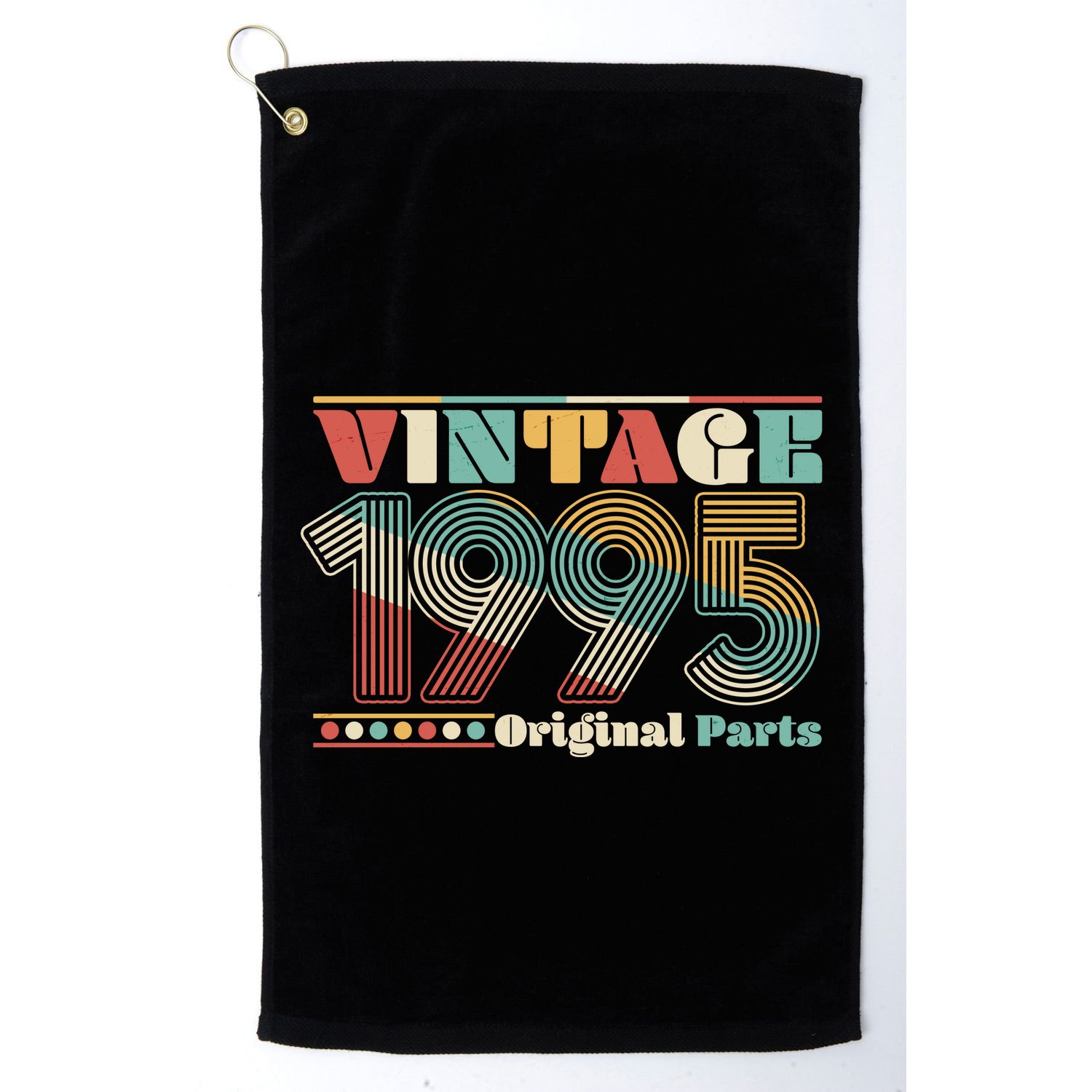 Retro 60s 70s Style Vintage 1995 Original Parts 30th Birthday Golf Towel