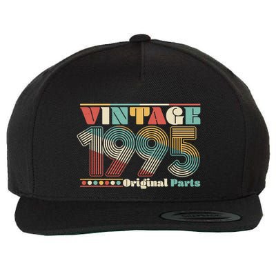 Retro 60s 70s Style Vintage 1995 Original Parts 30th Birthday Wool Snapback Cap