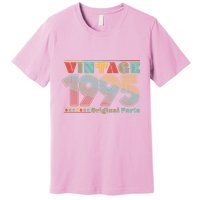 Retro 60s 70s Style Vintage 1995 Original Parts 30th Birthday Premium T-Shirt