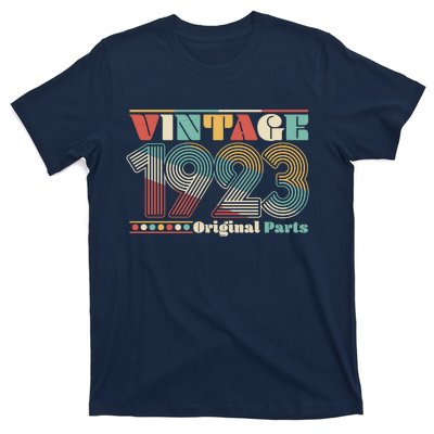 Retro 60s 70s Style Vintage 1923 Original Parts 100th Birthday T-Shirt