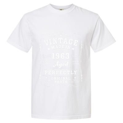 Retro 60th Birthday Party Supplies 1963 Sixtieth Celebration Garment-Dyed Heavyweight T-Shirt