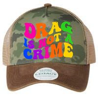 Retro 60's Drag Is Not A Crime Legacy Tie Dye Trucker Hat