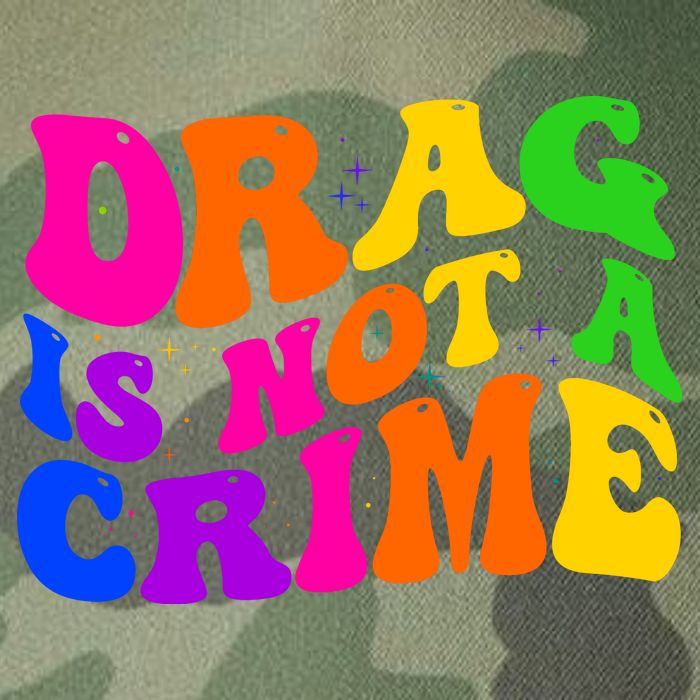Retro 60's Drag Is Not A Crime Legacy Tie Dye Trucker Hat