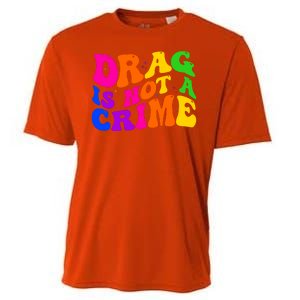 Retro 60's Drag Is Not A Crime Cooling Performance Crew T-Shirt