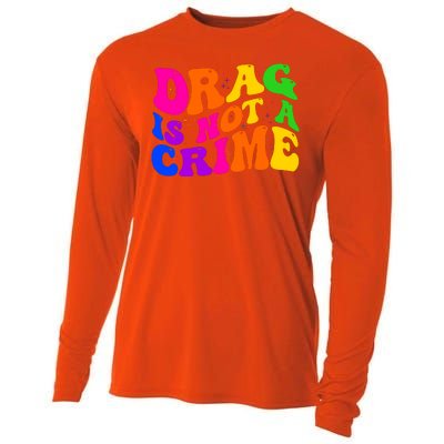 Retro 60's Drag Is Not A Crime Cooling Performance Long Sleeve Crew