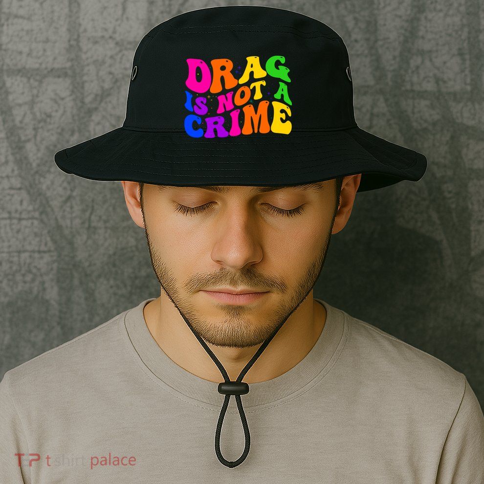 Retro 60's Drag Is Not A Crime Legacy Cool Fit Booney Bucket Hat