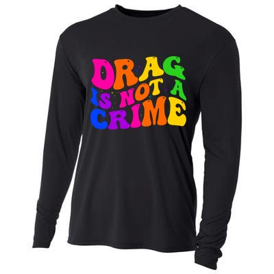 Retro 60's Drag Is Not A Crime Cooling Performance Long Sleeve Crew