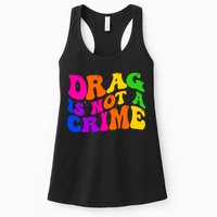 Retro 60's Drag Is Not A Crime Womens Tank Top