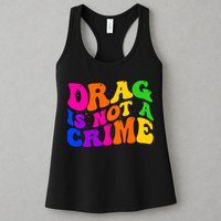Retro 60's Drag Is Not A Crime Womens Tank Top