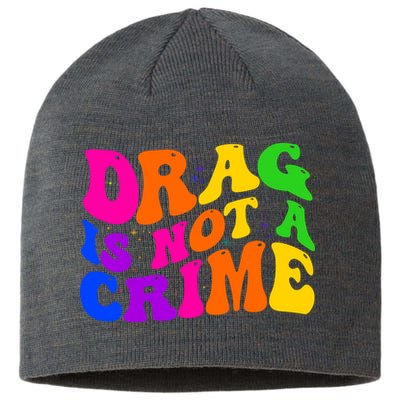 Retro 60's Drag Is Not A Crime Sustainable Beanie