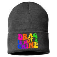 Retro 60's Drag Is Not A Crime Sustainable Knit Beanie