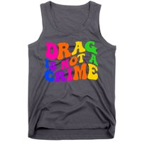Retro 60's Drag Is Not A Crime Tank Top