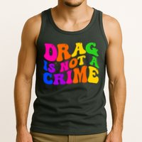 Retro 60's Drag Is Not A Crime Tank Top