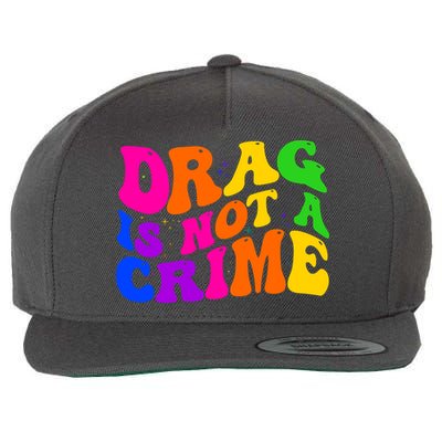 Retro 60's Drag Is Not A Crime Wool Snapback Cap
