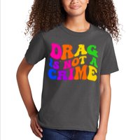 Retro 60's Drag Is Not A Crime Kids T-Shirt