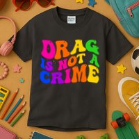 Retro 60's Drag Is Not A Crime Kids T-Shirt