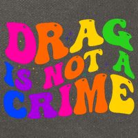 Retro 60's Drag Is Not A Crime Cotton Canvas Backpack
