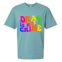 Retro 60's Drag Is Not A Crime Sueded Cloud Jersey T-Shirt
