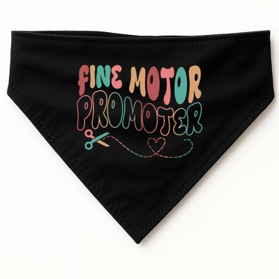Retro 60s Fine Motor Promoter Occupational Therapy USA-Made Doggie Bandana