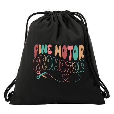 Retro 60s Fine Motor Promoter Occupational Therapy Drawstring Bag