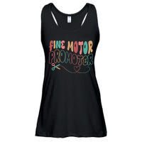 Retro 60s Fine Motor Promoter Occupational Therapy Ladies Essential Flowy Tank