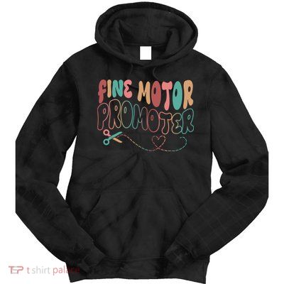 Retro 60s Fine Motor Promoter Occupational Therapy Tie Dye Hoodie