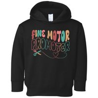 Retro 60s Fine Motor Promoter Occupational Therapy Toddler Hoodie