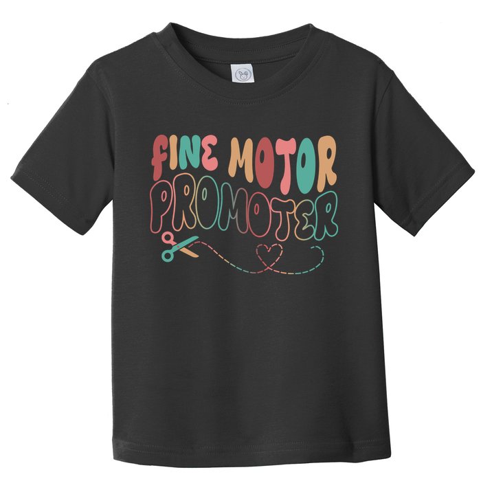 Retro 60s Fine Motor Promoter Occupational Therapy Toddler T-Shirt